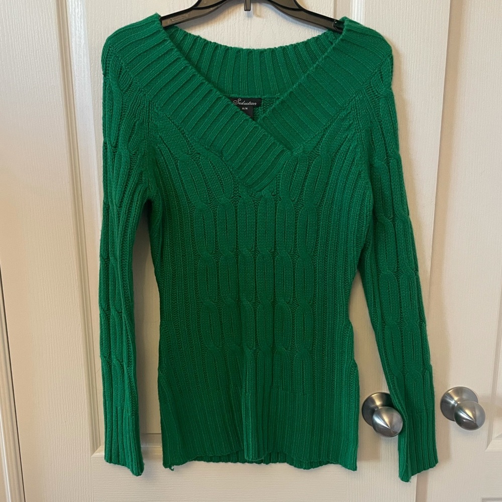 Green sweater